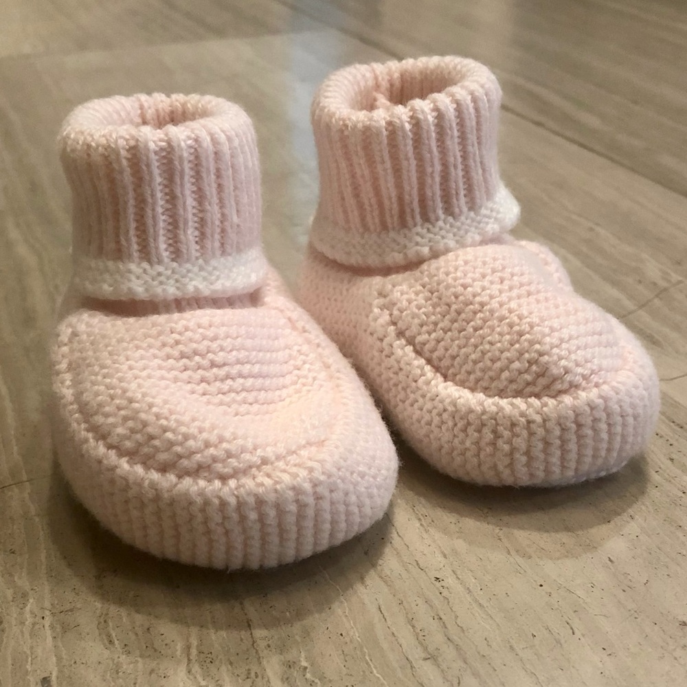 Janie and Jack Take Me Home Sweater Bootie